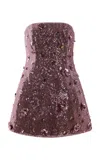 Simkhai Arta Sequined Bustier Mini Dress In Pink