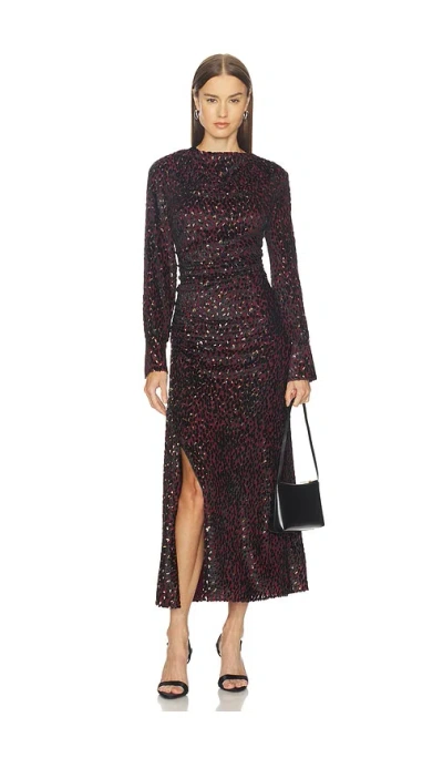 Simkhai Ashby Draped Midi Dress In Multi