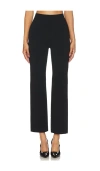 Simkhai Ashlon Slim Ankle Pull-on Pants In Black