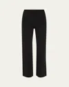 Simkhai Ashlon Pull-on Cropped Pants In Black