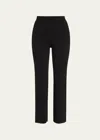 Simkhai Ashlon Slim Ankle Pull-on Pants In Black