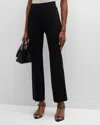Simkhai Ashlon Slim Ankle Pull-on Pants In Black
