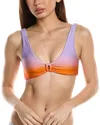 Simkhai Astrid Bikini Top In Purple
