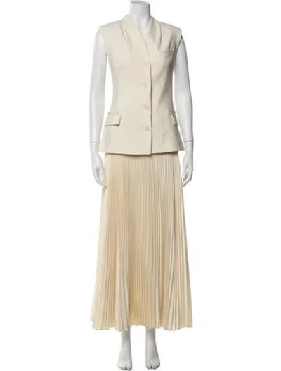 Pre-owned Simkhai Asymmetrical Long Dress In Neutral