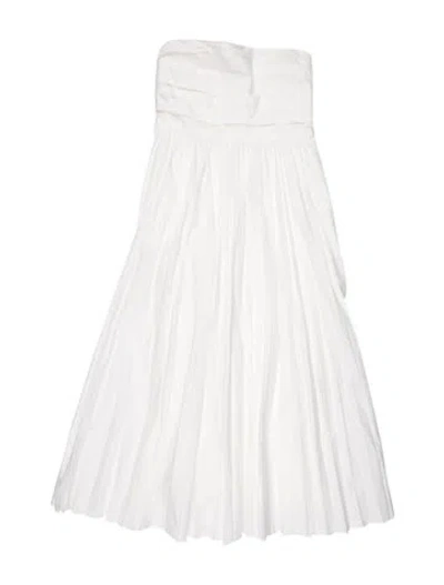Pre-owned Simkhai Asymmetrical Mini Dress In White
