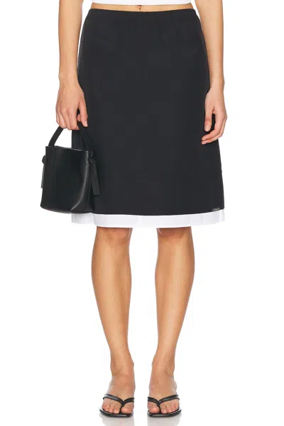 Simkhai Aubria Skirt In Black Multi