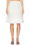 Shop Simkhai Aubria Skirt In White