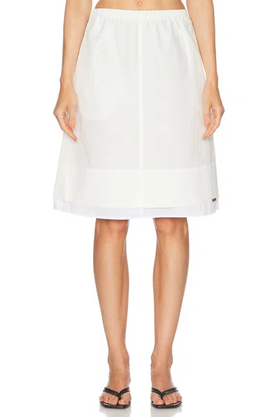 Simkhai Aubria Skirt In White