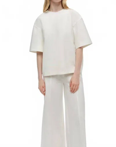 Simkhai Aude Cotton Top In White