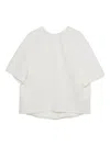 Simkhai Aude Short-sleeve Top In White
