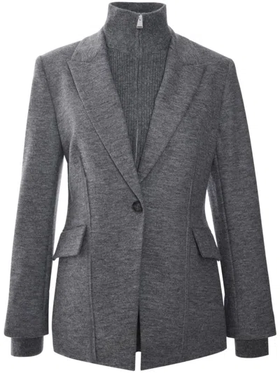 Simkhai Auden Blazer In Grey