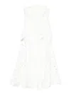 Simkhai Womens White Audrey Bustier Woven Midi Dress In White