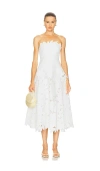 Simkhai Audrey Midi Dress In White