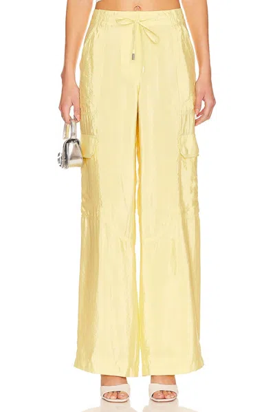 Simkhai Aurora Parachute Utility Pants In Sulfur In Yellow