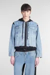 Simkhai Austin Denim Jackets In Blue Denim In Blue