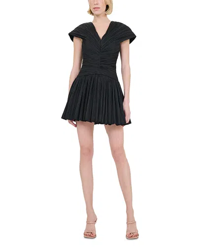 Simkhai Avarie Sleeveless Mini Dress In Black