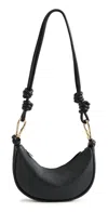 Simkhai Avery Leather Crossbody Bag Black In Black