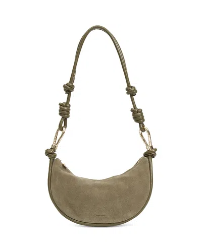 Simkhai Avery Suede Shoulder Bag In Green