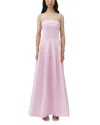 Simkhai Womens Daisy Avril Strapless Bustier Cotton-blend Maxi Dress In Pink