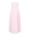 Simkhai Womens Daisy Avril Strapless Bustier Cotton-blend Maxi Dress In Pink