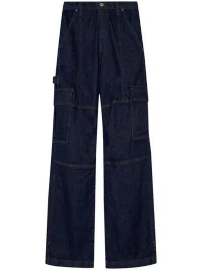 Simkhai Axelle Cargo Pant In Blue