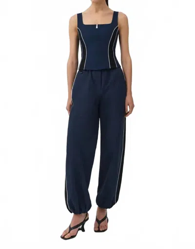 Simkhai Aya Bustier Top In Midnight Multi In Blue