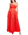Simkhai Tube Top Dress Dress In Red