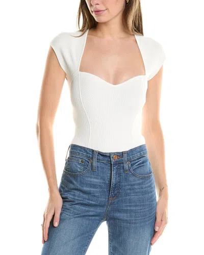 Simkhai Barbara Sweetheart Bodysuit In White