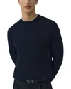 Simkhai Barret Double Layer Crewneck Wool Sweater In Multi
