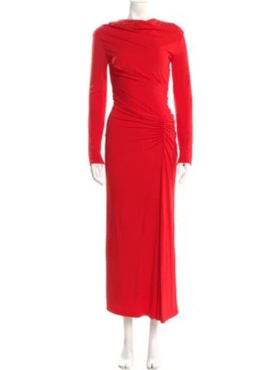 Pre-owned Simkhai Bateau Neckline Long Dress W/ Tags In Multi