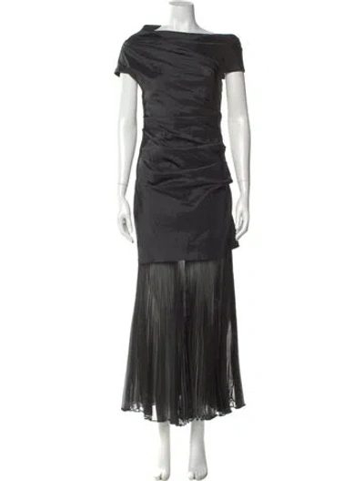 Pre-owned Simkhai Bateau Neckline Long Dress W/ Tags In Multi
