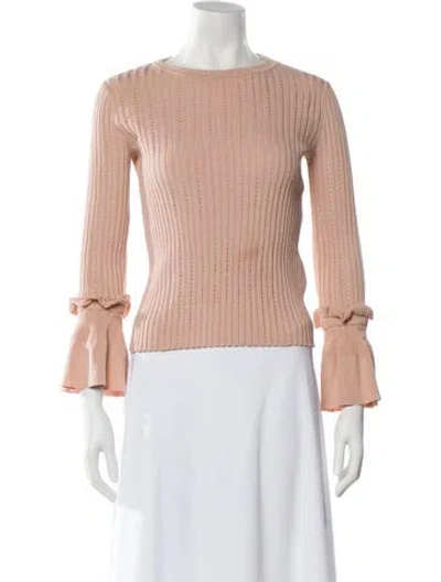 Pre-owned Simkhai Bateau Neckline Sweater In Neutral