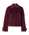 Simkhai Katya Bead-embellished Wool-blend Jacket In Multi