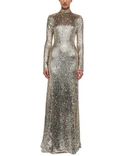 Simkhai Beatrice Gown In Metallic