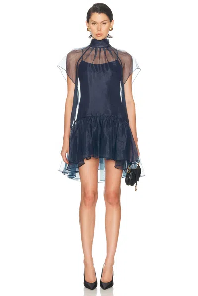 SIMKHAI BEAUX TIERED MINI DRESS