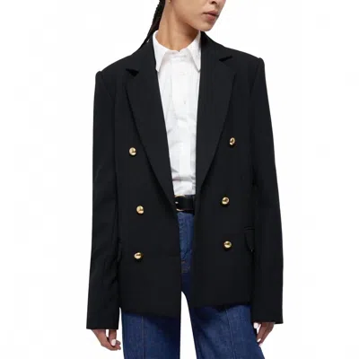 Simkhai Becky Double Breasted Blazer In Black