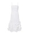 Simkhai Bella Floral Sleeveless Midi Dress In White