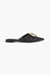 Simkhai Belle Leather Pointed Toe Mule In Multi