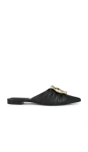 Simkhai Belle Leather Pointed Toe Mule In Multi