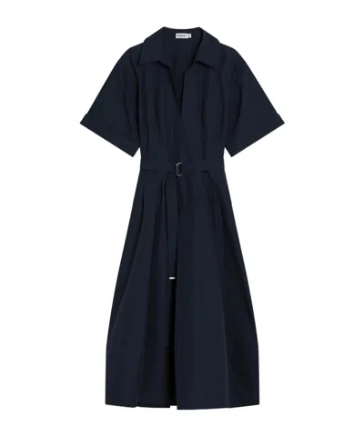 Simkhai Belted Midi Dress In Blue