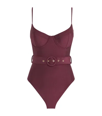 Simkhai Belted Noa Swimsuit
