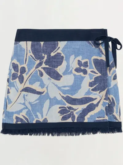 SIMKHAI BETHANY MINI WRAP SKIRT