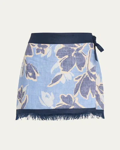 SIMKHAI BETHANY WRAP MINI SKIRT