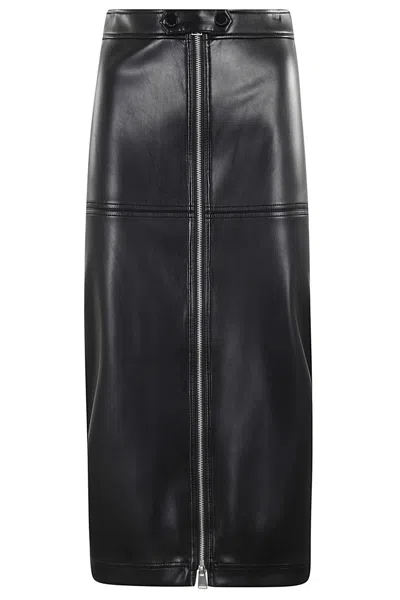 Simkhai Bianca Midi Skirt In Black