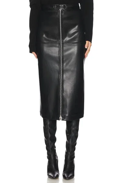 Simkhai Bianca Midi Skirt In Black
