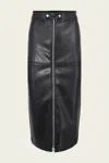 Simkhai Bianca Faux Leather Midi Skirt