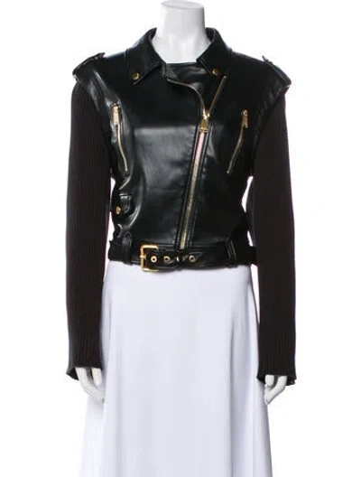 Pre-owned Simkhai Biker Jacket In Black