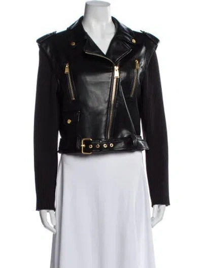Pre-owned Simkhai Biker Jacket In Black