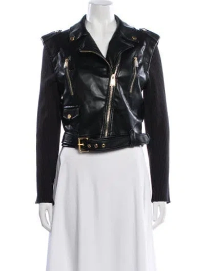 Pre-owned Simkhai Biker Jacket In Black
