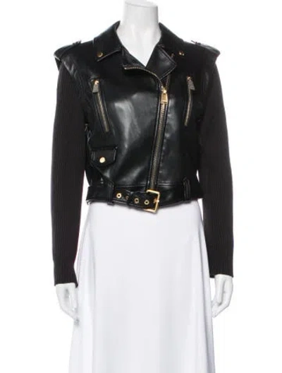 Pre-owned Simkhai Biker Jacket In Black
